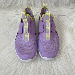 Nike Lavender and Lime Slip-On Shoes